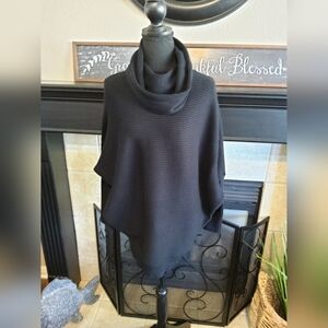 French Connection Black Cowl Neck Sweater